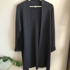 Eileen Fisher Merino Wool Long Cardigan